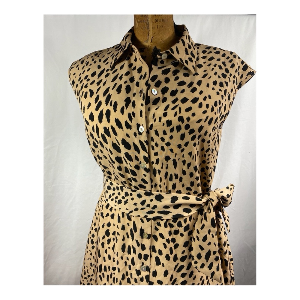 Nwt Apt. 9 Tie Waist Calf Length T-shirt Dress